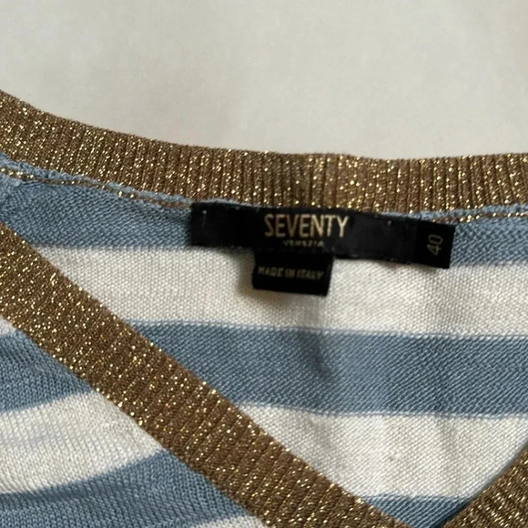 Blue and White Stripe Top - Picture 2 of 2